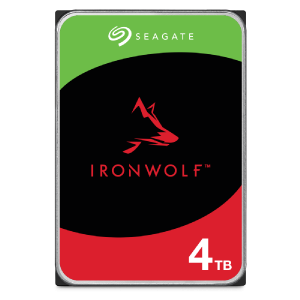 Seagate NAS 4TB hard drive SATA 3, 6Gb/s, 256MB IronWolf