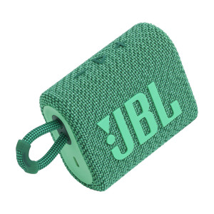 JBL GO 3 ECO Bluetooth portable speaker, green.