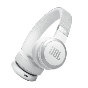 JBL Live 670NC Bluetooth wireless headphones, white