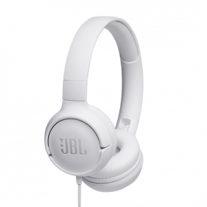 JBL Tune 500 headphones with microphone, white