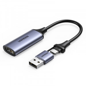 Ugreen USB 1080p HDMI to USB-C/A image capture adapter - box