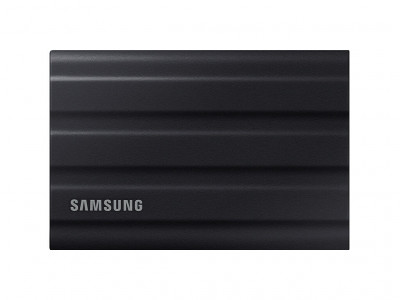Samsung external SSD 2TB Type-C USB 3.2 Gen2 NVMe, IP65, Samsung T7 Shield, black.