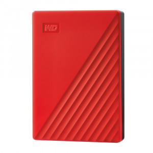 WD My Passport 4TB USB 3.0, red