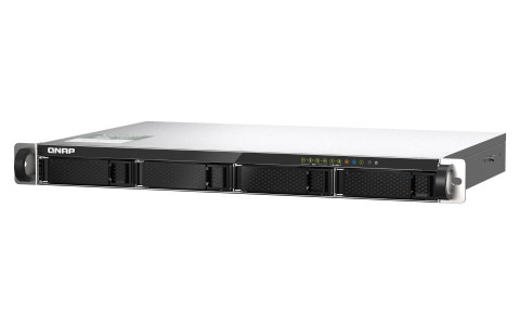 QNAP NAS server 1U rack short, 4GB ram, 10Gb network