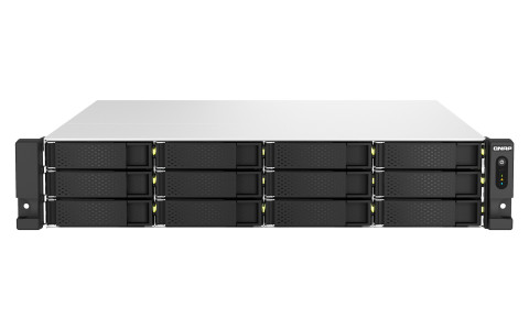 QNAP NAS server for 18 disks, ram 32GB ECC, network 10gbE