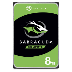 Seagate BarraCuda 8TB 3.5 SATA3 6GB/s 256MB 5400 RPM.
