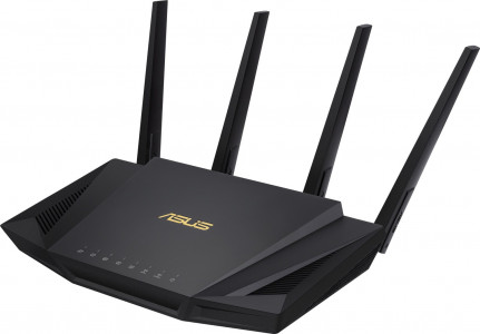 ASUS RT-AX58U V2 MU-MIMO Dual-Band WiFi 6 AC3000 wireless router, 802.11ax/ac/a/g/b/n, 2402+574Mbps