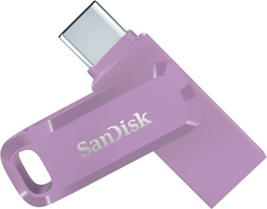 SanDisk USB 128GB Ultra Dual Drive Go USB Type-C 400MB/s lavender