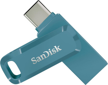 SanDisk USB 128GB Ultra Dual Drive Go USB Type-C 400MB/s 64GB blue