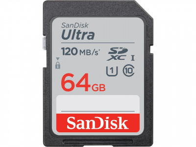 SanDisk Ultra 64GB SDXC memory card 140MB/s