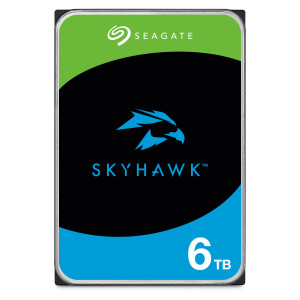 Seagate hard drive 6TB 5400 256MB SATA 6Gb/s SkyHawk