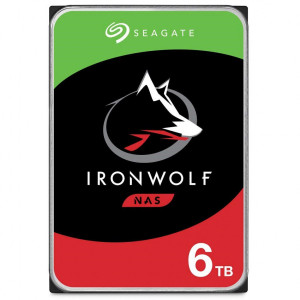 Seagate NAS 6TB hard drive SATA 6Gb / s, 5400, 256MB IronWolf