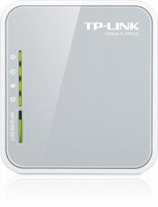TP-LINK MR3020 150Mbps 3G / 4G dongle wireless portable router