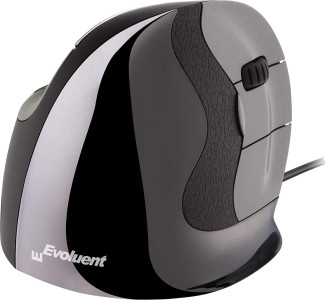 Evoluent vertical mouse D middle right, 6 buttons, wired