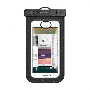 Ugreen waterproof case for mobile phones up to 6.5" - polybag