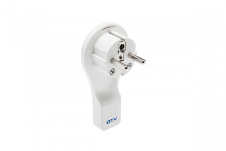 GTV flat plug for cable 16A / 250V, white