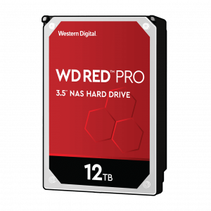 WD hard drive 12TB SATA3, 6Gb / s, 7200, 256MB RED PRO