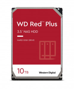 WD hard disk 10TB SATA3, 6Gb/s, 7200, 256MB RED PLUS