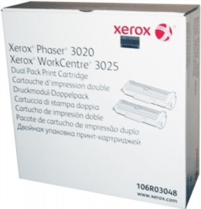 Xerox Toner, P3020 / WC3025, dual 2 * 1.5k, black