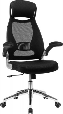 SONGMICS Office chair, black-grey OBN86BK