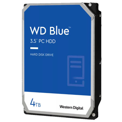 WD hard drive 4TB 5400RPM 256MB 6GB/S BLUE