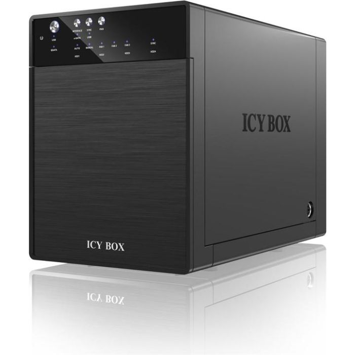IcyBox IB-3640SU3 USB-B 3.0 zunanje ohišje za 4 3,5