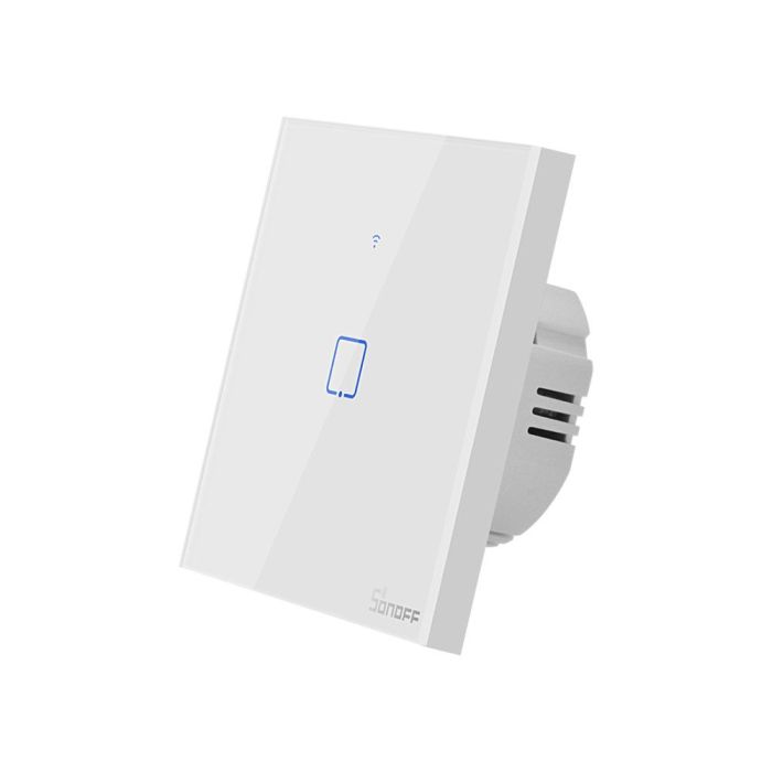 SONOFF pametno stensko stikalo Wi-Fi + RF433 enojno T1EU1C-TX