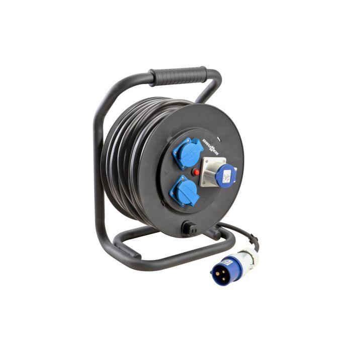 BRUNNER Drummer Rubber (3 x 2,5 mm) 25 m – CEE + 4 Schuko