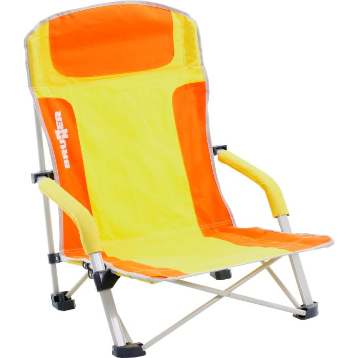 BRUNNER zložljiv stol za na plažo BULA  0404148N.C85 oranžno rumen