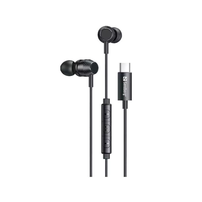 Sandberg USB-C/A In-Earset with Line-Mic žične slušalke z mikrofonom
