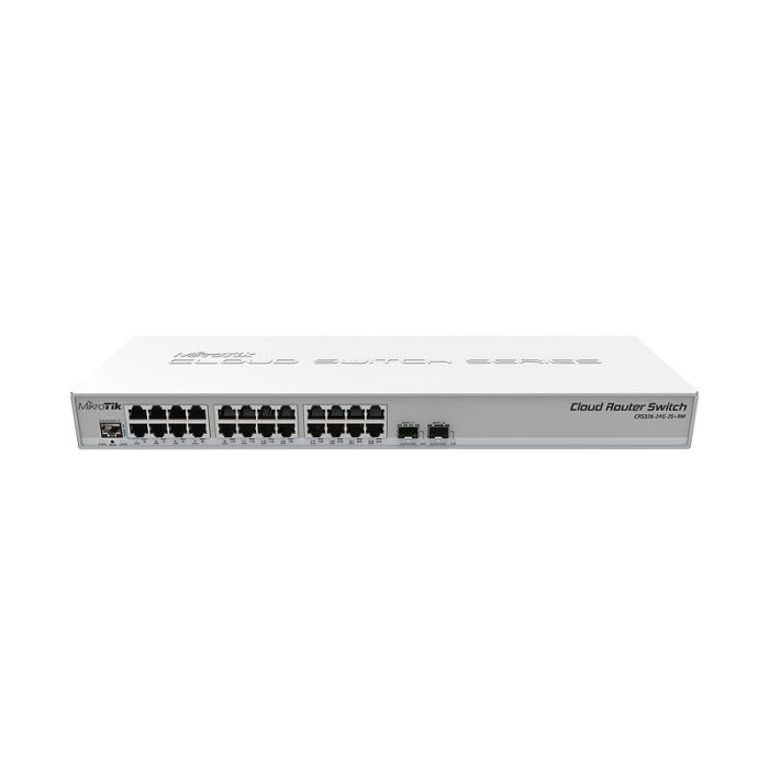 Mikrotik NET ROUTER/SWITCH 24PORT CRS326-24G-2S+RM
