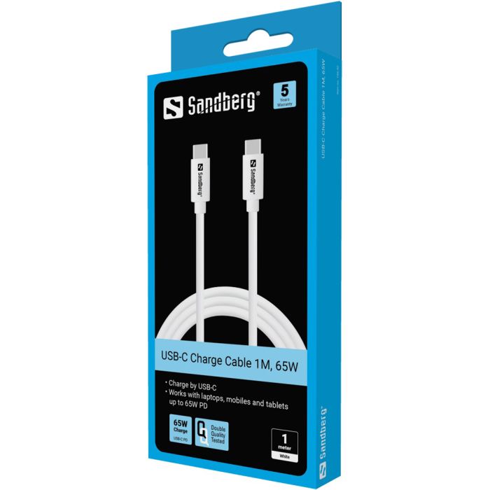 Sandberg USB-C Charge Cable 1m PD 65 W polnilni kabel