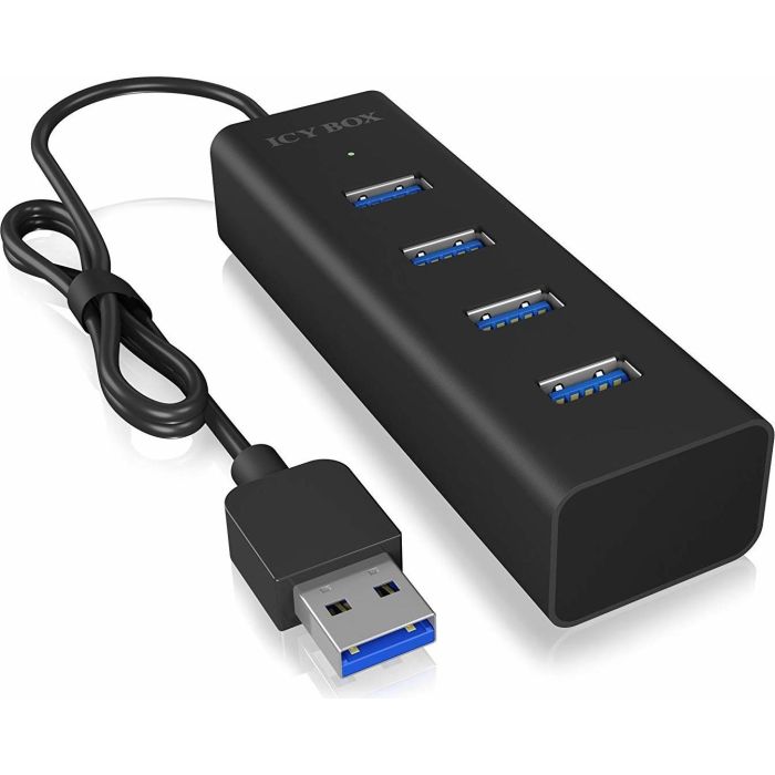 IcyBox IB-HUB1409-U3 4-portni Hub s priključkom USB-A 3.0