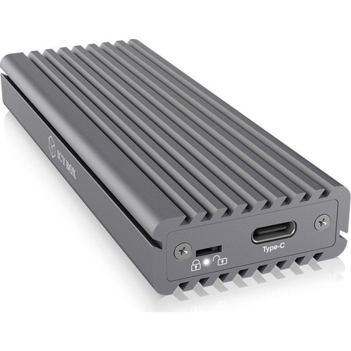 IcyBox IB-1817M-C31 USB-C 3.1 ohišje za M.2 NVMe SSD ter zaščito pred pisanjem