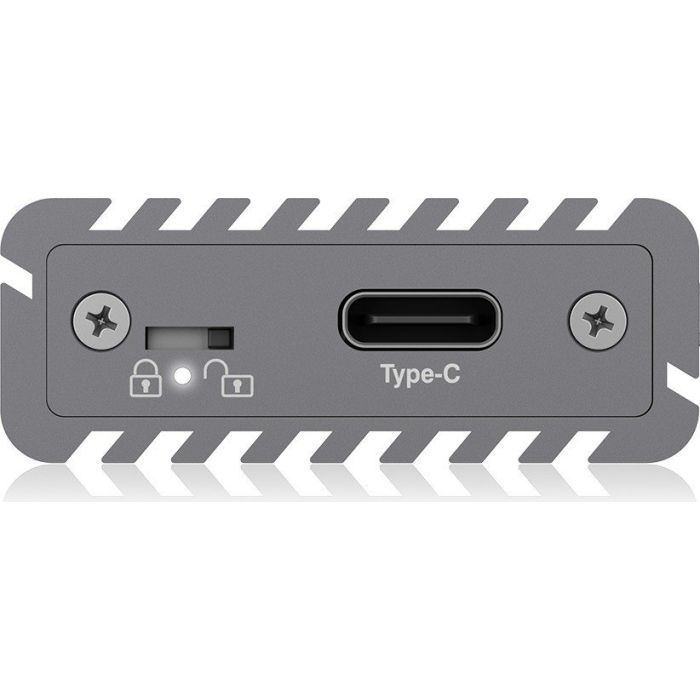 IcyBox IB-1817M-C31 USB-C 3.1 ohišje za M.2 NVMe SSD ter zaščito pred pisanjem