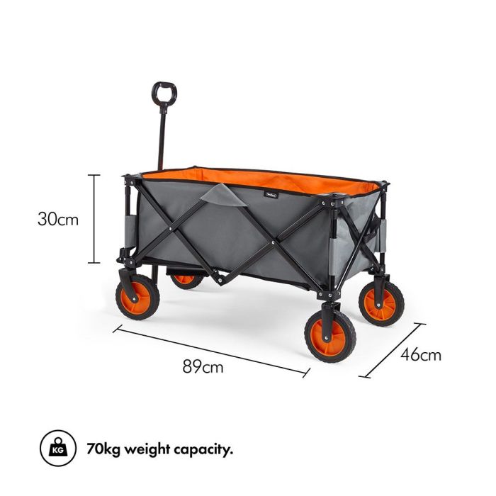 VonHaus zložljiv voziček za kampiranje do 70kg