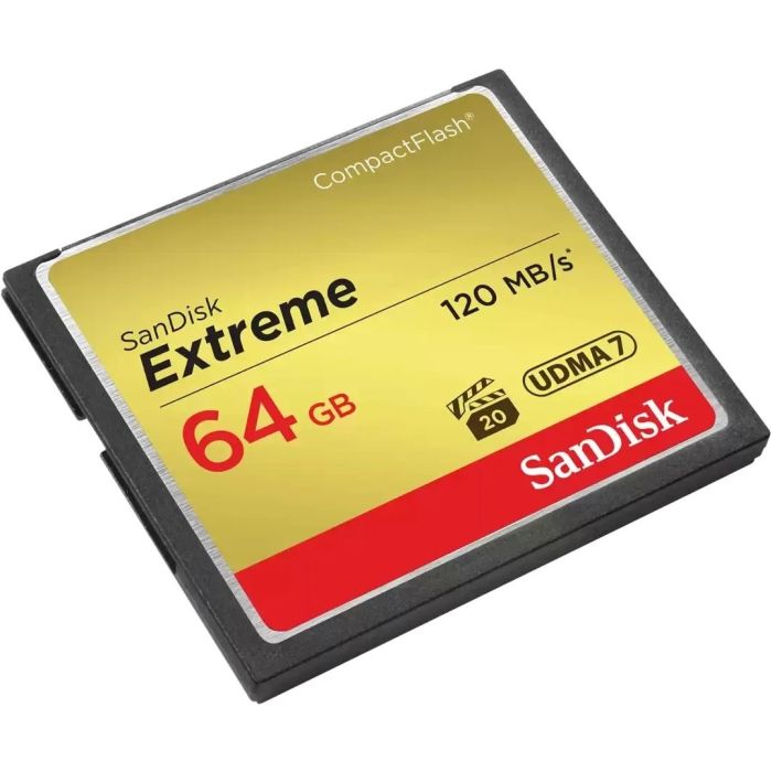 SanDisk 64GB Extreme CompactFlash card UDMA 7 VPG-20 spominska kartica