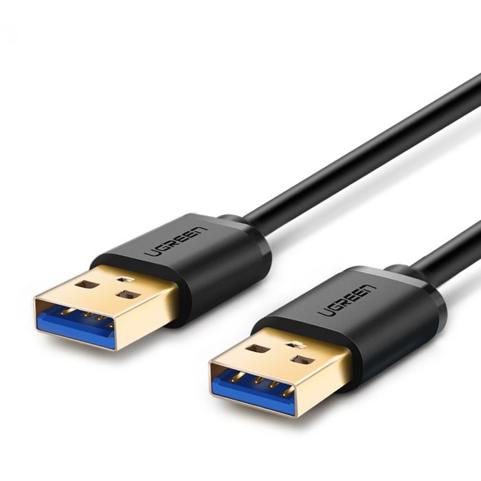 Ugreen USB 3.0 kabel (M na M) črn 1 m - polybag