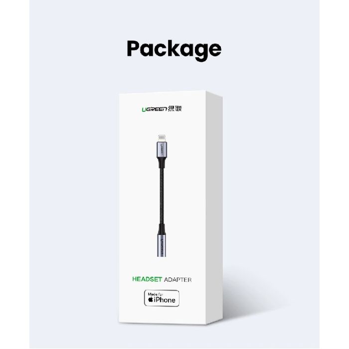 Ugreen adapter Lightning v avdio 3.5mm - box