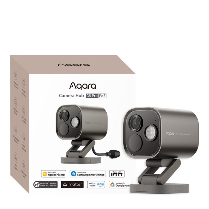 AQARA Camera Hub G5 PRO PoE, siva