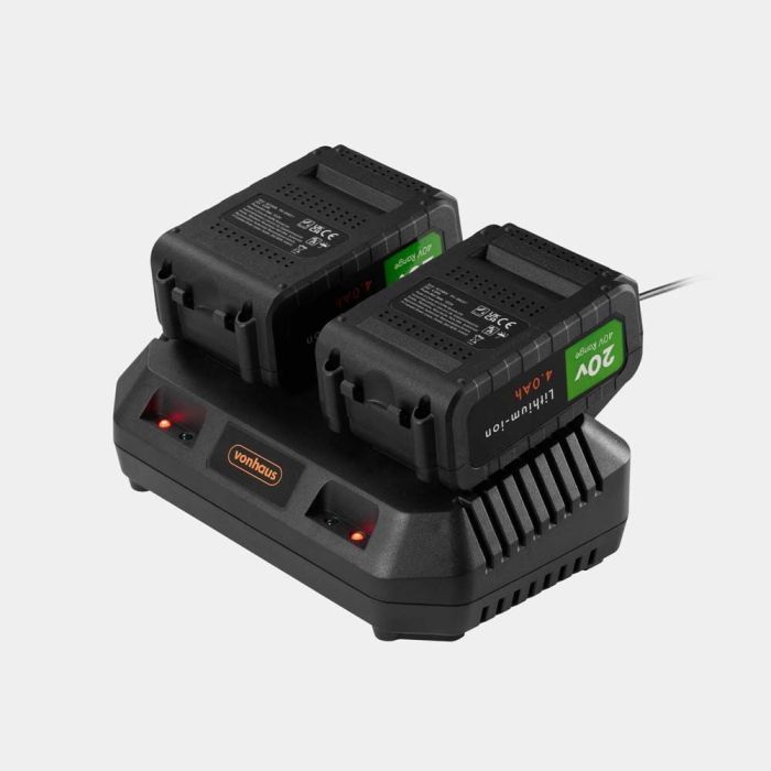 VonHaus 2-v-1 brezžični prezračevalnik in vertikulator za trato, 40 V