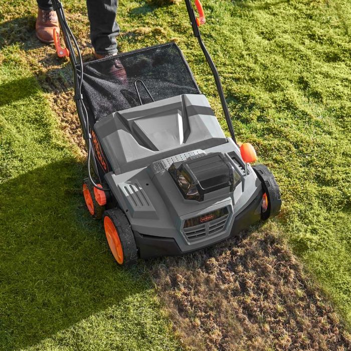 VonHaus 2-v-1 brezžični prezračevalnik in vertikulator za trato, 40 V
