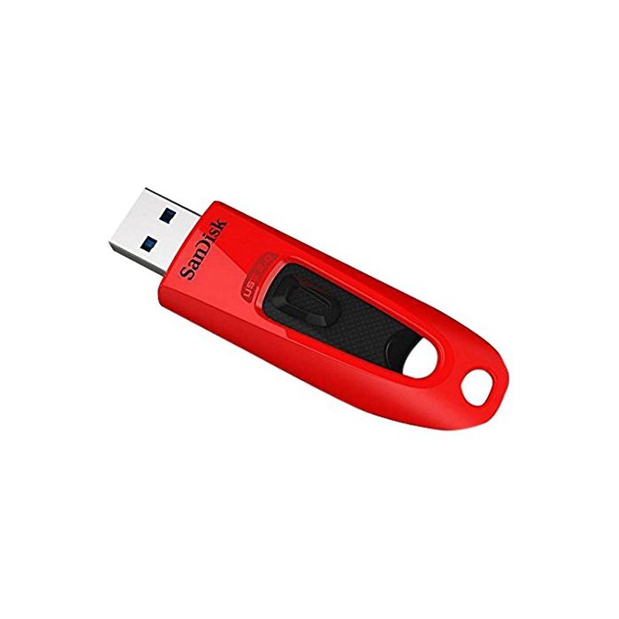 SanDisk 64GB Ultra USB 3.0 spominski ključek - rdeč