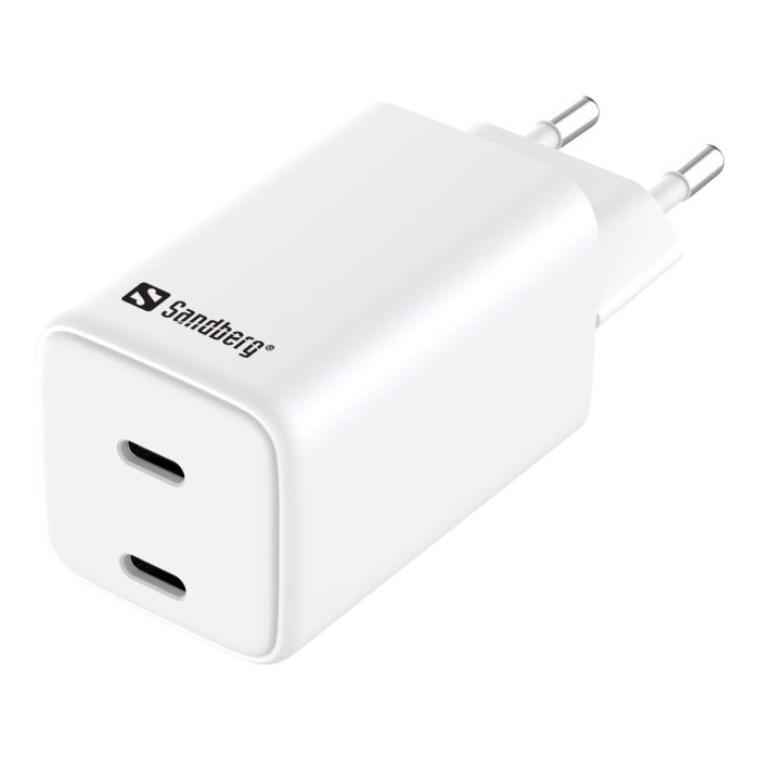 Sandberg AC Charger Dual USB-C PD65W EU polnilnik