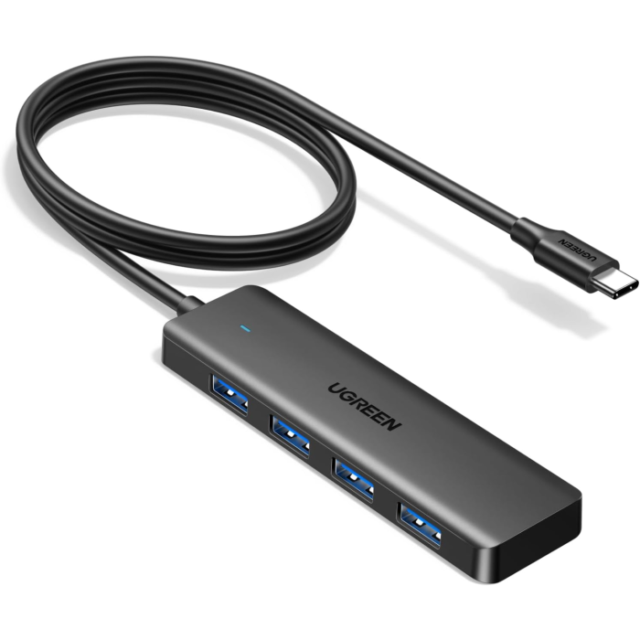 Ugreen USB-C Hub s 4x USB-A priključki, 1M