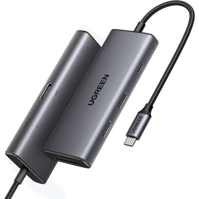 Ugreen 7v1 USB-C Hub (10Gbps USB 3.2, 4K@30Hz HDMI)
