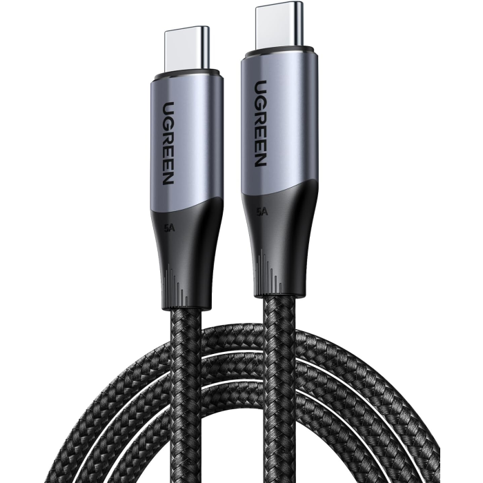 UGREEN USB-C 3.1 Gen2 10Gbps kabel 240W, avdio+video, 1m (črn)