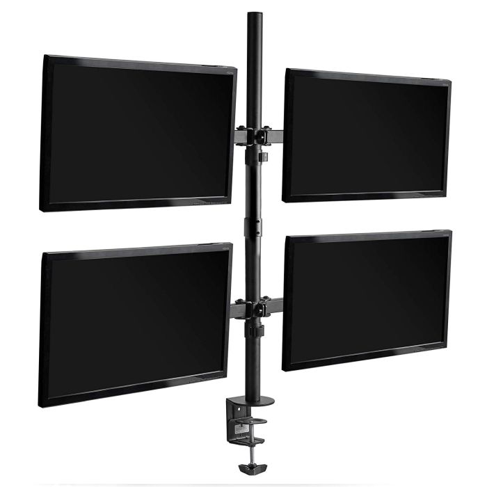 VonHaus namizni nosilec za 4 monitorje do 32