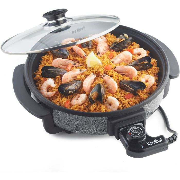 VonShef električna ponev 30cm okrogla