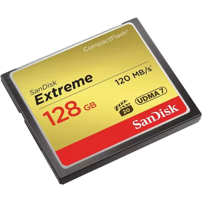 SanDisk 128GB Extreme CompactFlash card UDMA 7 VPG-20 spominska kartica